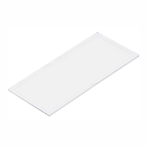 GLASS LENS RECT CLEAR 108X50 EACH