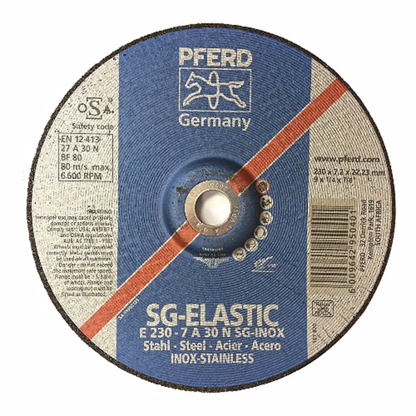 GR DISC INOX 230-7 SG PFERD
