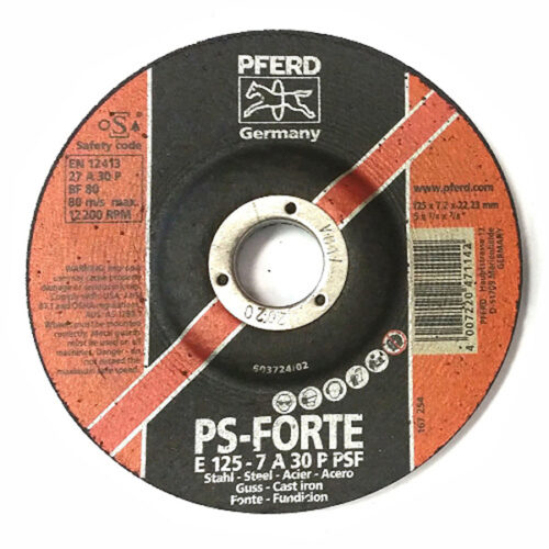 GR DISC STEEL 125-7 PSF PFERD