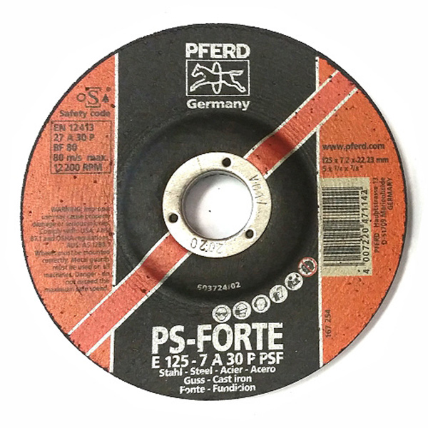 GR DISC STEEL 125-7 PSF PFERD