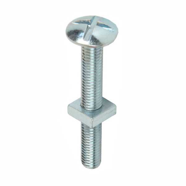 GUTTER BOLT & NUT GAL 6 X 25 25PC PP