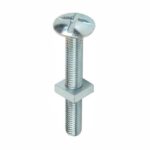 GUTTER BOLT & NUT GAL 6 X 30