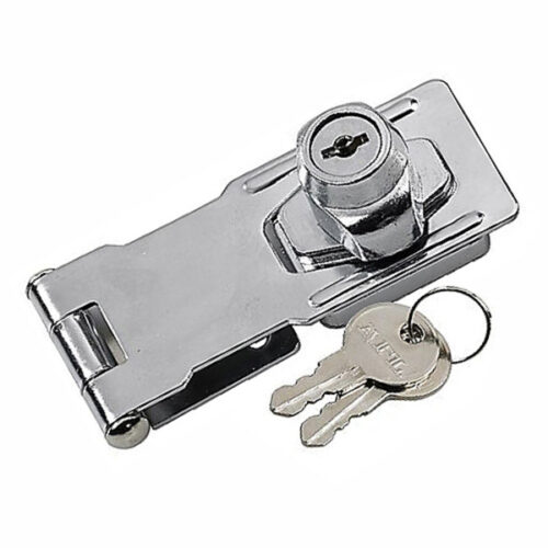 HASP & STAPLE LOCKABLE 100MM CP