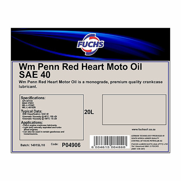 ENGINE OIL FORMULA SG 40 20LT TITAN (30)