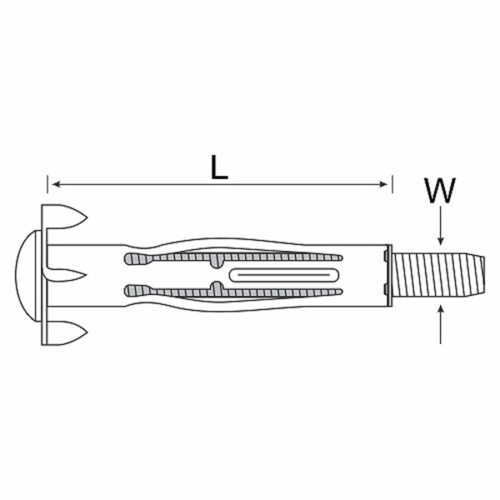 HOL WALL ANCH 5X37 4PC FISCHER