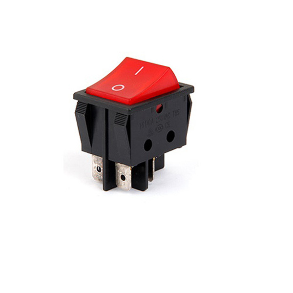 INV SWITCH RED ON/OFF 24V ECONO