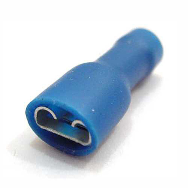 LUG P/ON INS BLUE 6.35X0.8 100PC