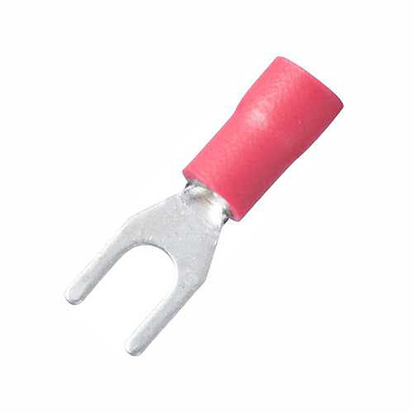 LUG FL FORK RED 4MM 20PC