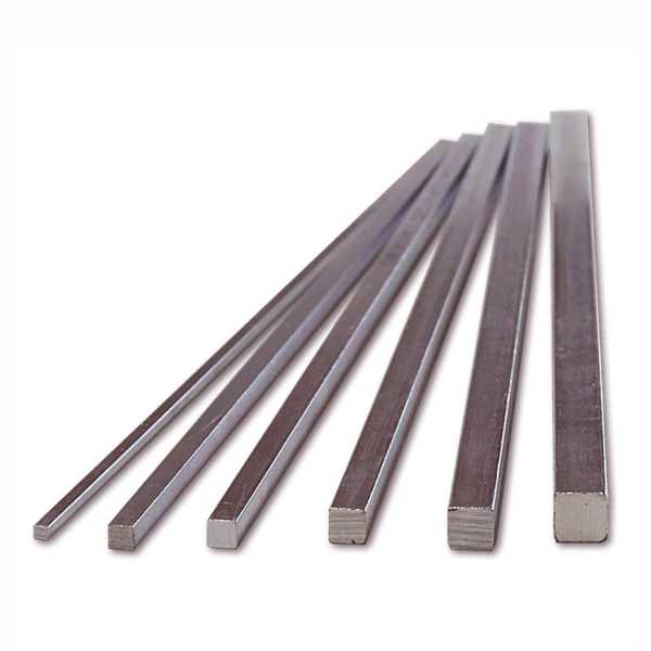 KEY STEEL SQUARE 25MM 1MT