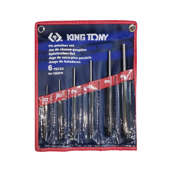 PUNCH PIN SET 6PC KING TONY