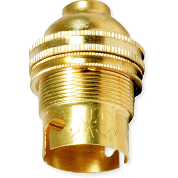 GLOBE HOLDER OVAL BRASS BC