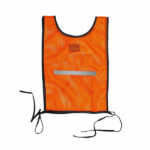 HI VIS MESH BIB – W/REFLEC TAPE ORANGE