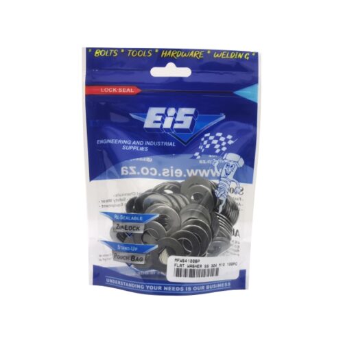 FLAT WASHER SS 304 M8 25PC