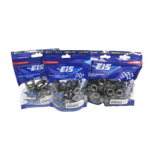 NUT BLACK METRIC M6 100PC