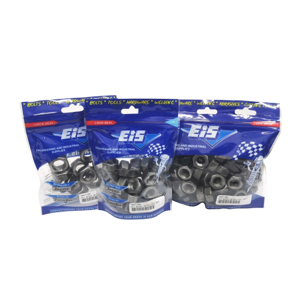 NUT BLACK METRIC M16 10PC
