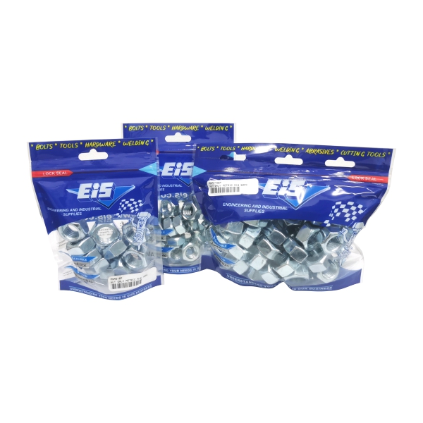 NUT GALV METRIC M20 10PC