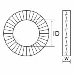 NORD LOCK WASHER M12 STD