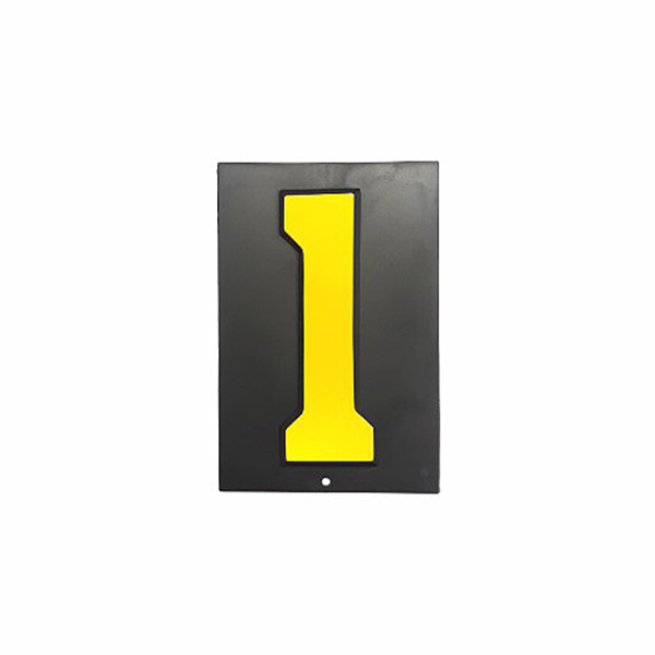 PLASTIC NUMBER SML NO: 1