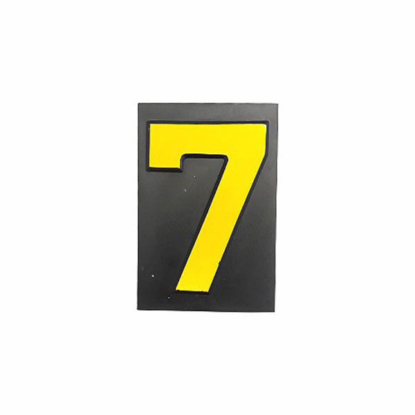 PLASTIC NUMBER SML NO: 7