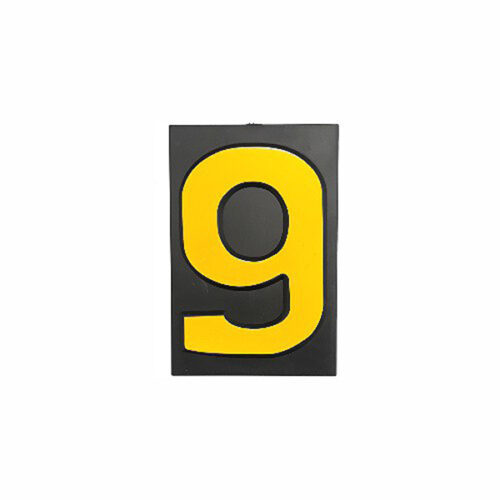 PLASTIC NUMBER SML NO: 9
