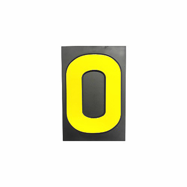 PLASTIC NUMBER SML NO: 0