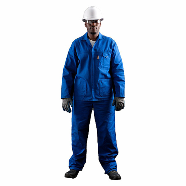 OVERALL R/BLUE PLAIN 36C 32W 2PC