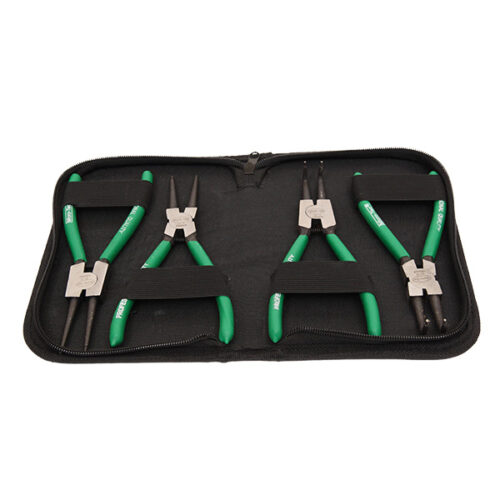 PLIER CIRCLIP SET 4PC 250MM MICRO-TEC