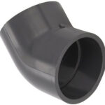 PVC ELBOW 20mm Solvent Plain 45D