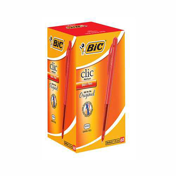 PEN BALL POINT RED 60PC