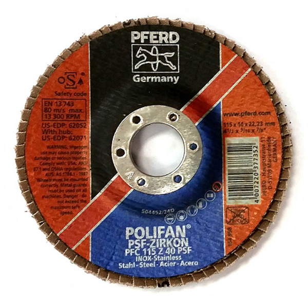 POLIFAN 115 40G M/S&INOX PFERD