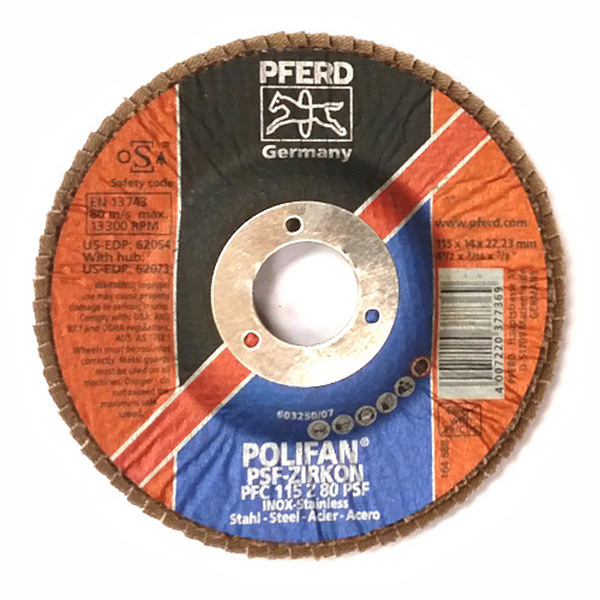 POLIFAN 115 80G M/S&INOX PFERD