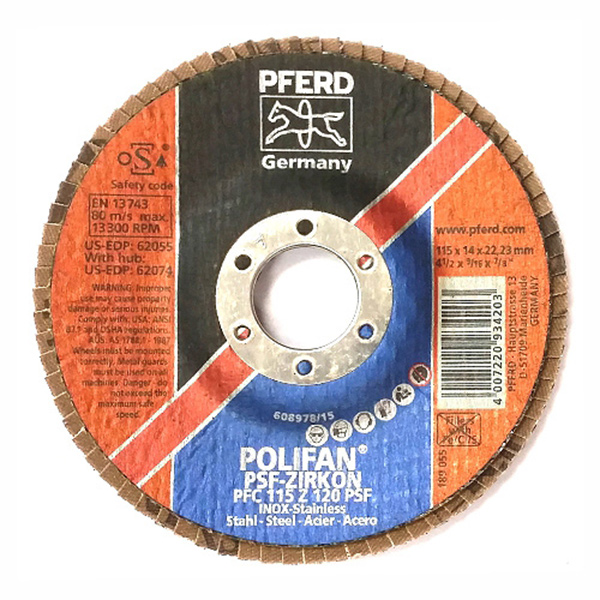 POLIFAN 115 120G M/S&INOX PFERD