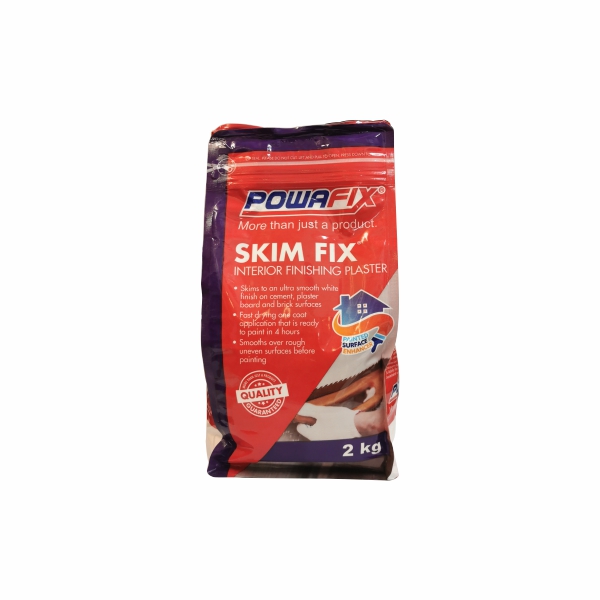 PLASTER SKIM FIX POWDER 2KG POWAFIX
