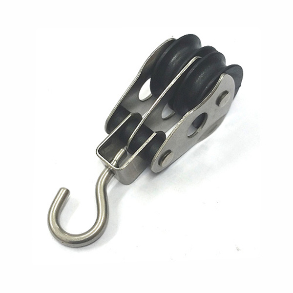 SS 316 AWNING PULLEY DOUBLE 50KG