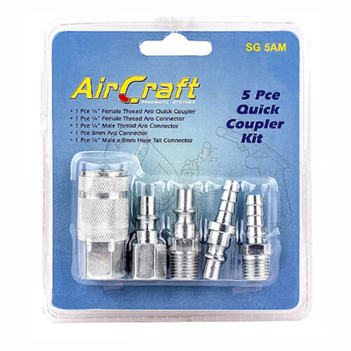 QUICK COUPLER SET 5PC