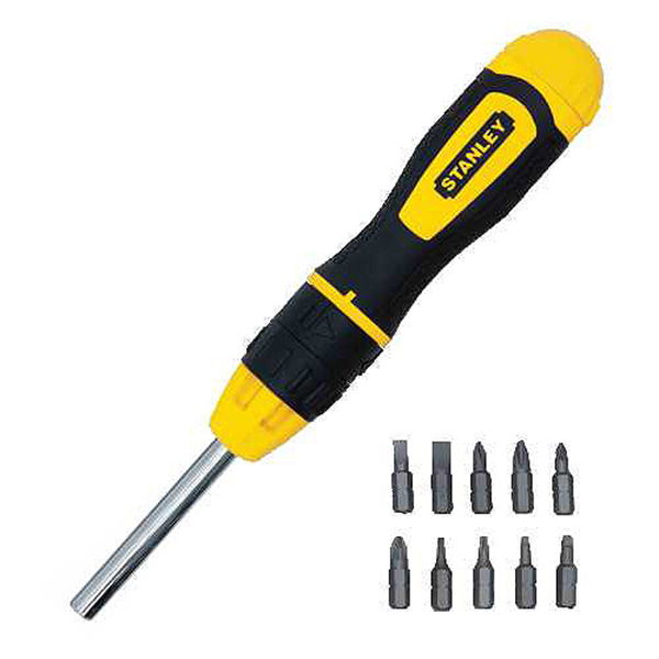 S/DRIVER RATCHET 10 BIT STANLEY