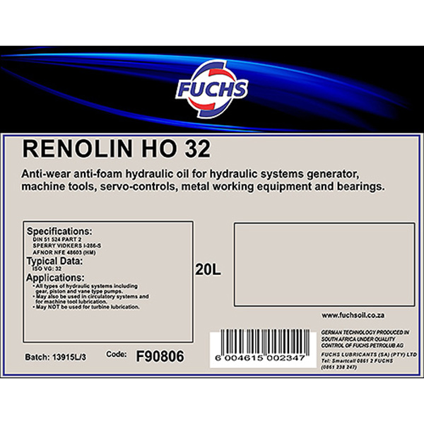 HYDRAULIC OIL 5 LTR HO32 (11)