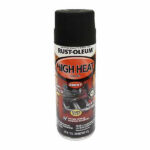 S/PAINT H/H FLAT BLACK RUST-OLEUM