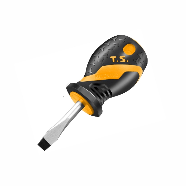 S/DRIVER STUBBY FLAT 6.5X38 TOLSEN