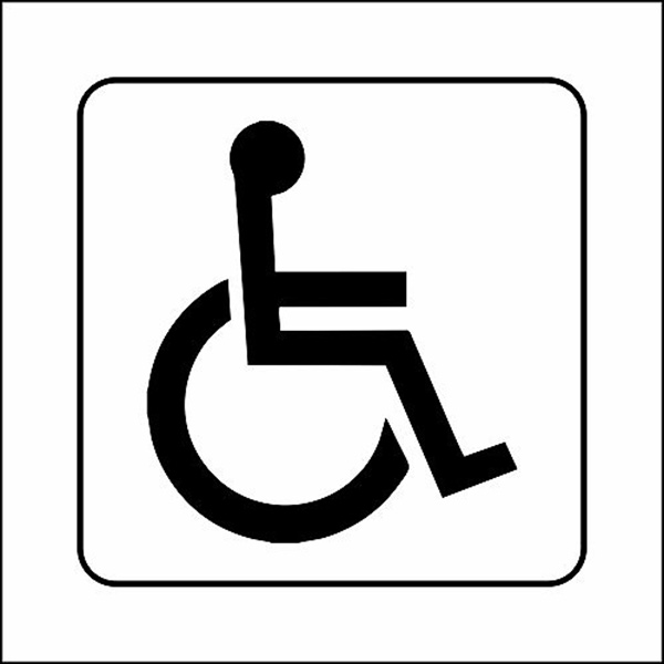 SIGN 150X150 PLA  GS14 W/CHAIR