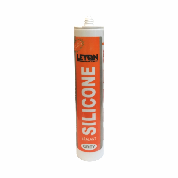 SILICONE CARTRIDGE GREY 260ML LEYON