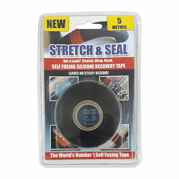 STRETCH & SEAL SIL TAPE 5MT BLK