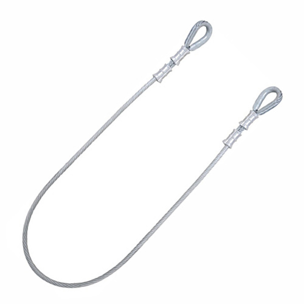 WIRE ROPE SLING 3MM X 700MM EYE TO EYE