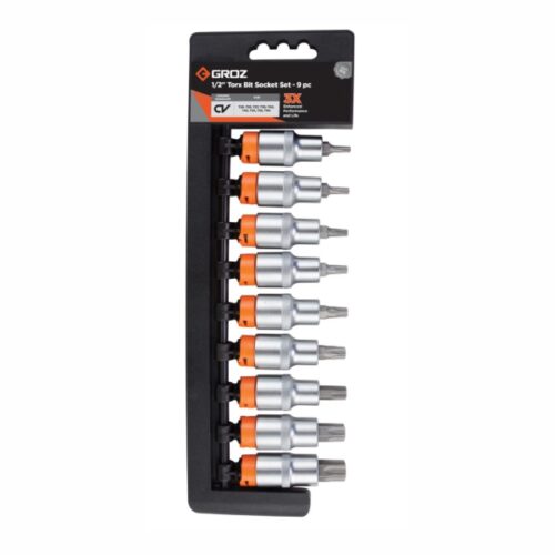 SOCKET SET TORX 9PC GROZ