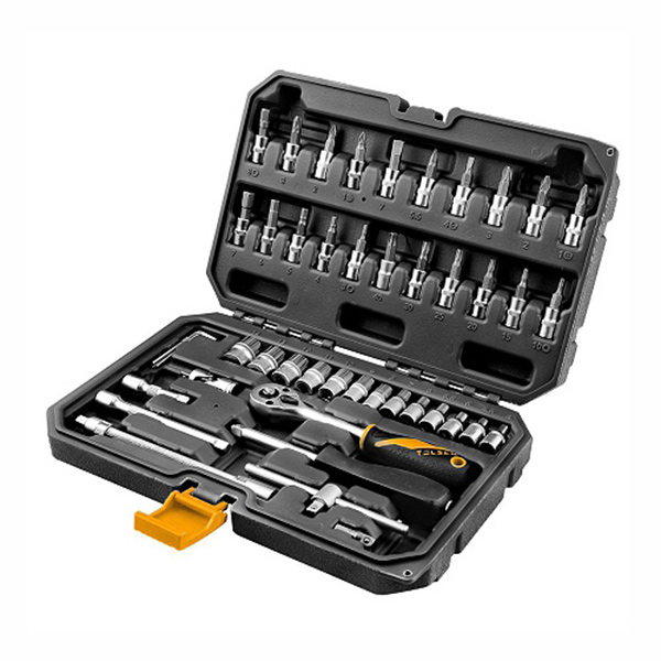 SOCKET SET 1/4 46PC TOLSEN