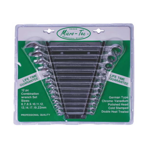 SPAN SET COMB 6-22MM 12PC MICRO-TEC