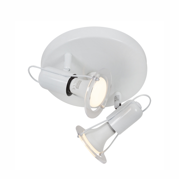 SPOTLIGHT MINI DISC DOUBLE WHITE