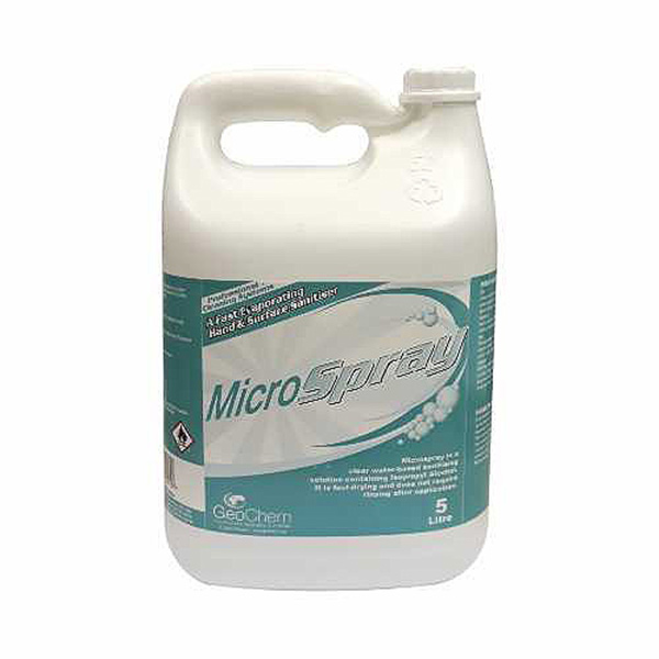 SANITISER 70% 5L MICROSPRAY GEOCHEM