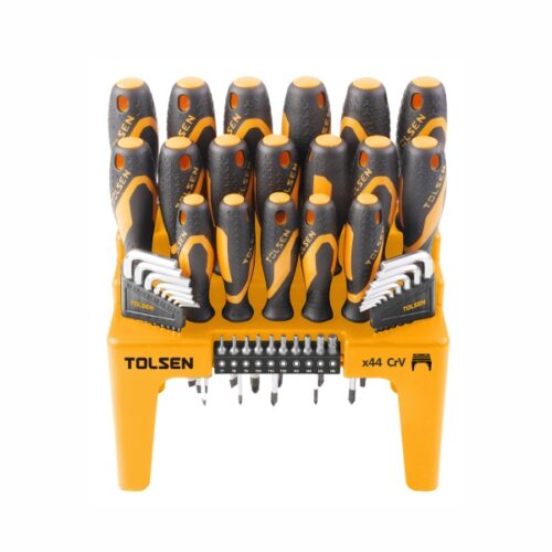 SCREWDRIVER SET 44PCE TOLSEN