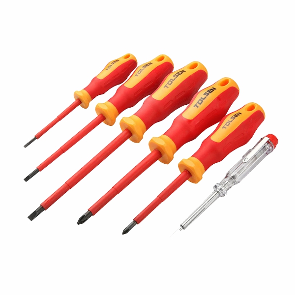 S/DRIVER SET 1000V INS 6PC TOL VDE